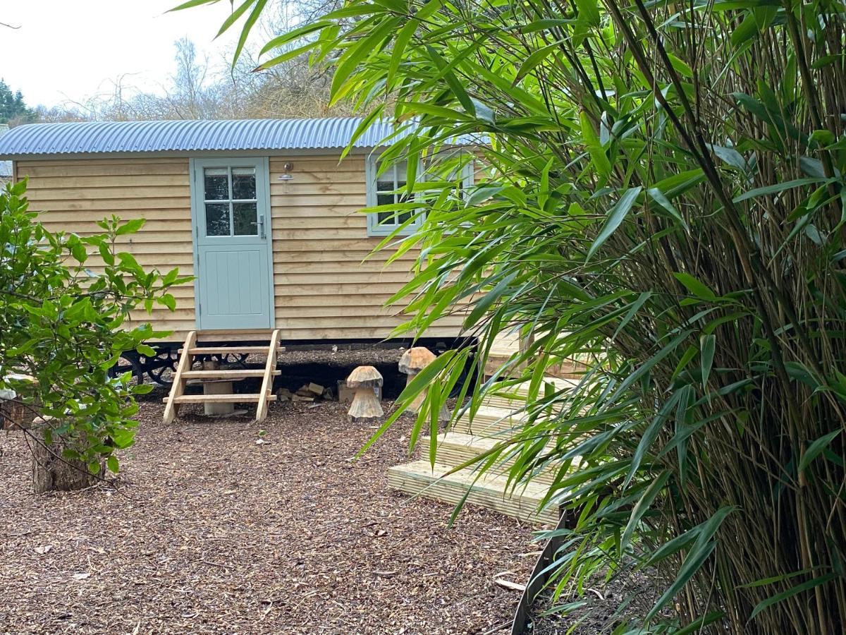Chez Maurice Luxury Shepherds Hut With Bath And Hot Tub Kelling ภายนอก รูปภาพ